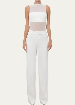 ALICE + OLIVIAAlexander Twill Sateen Trousers