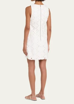 ALICE + OLIVIAClyde Eyelet Shift Dress