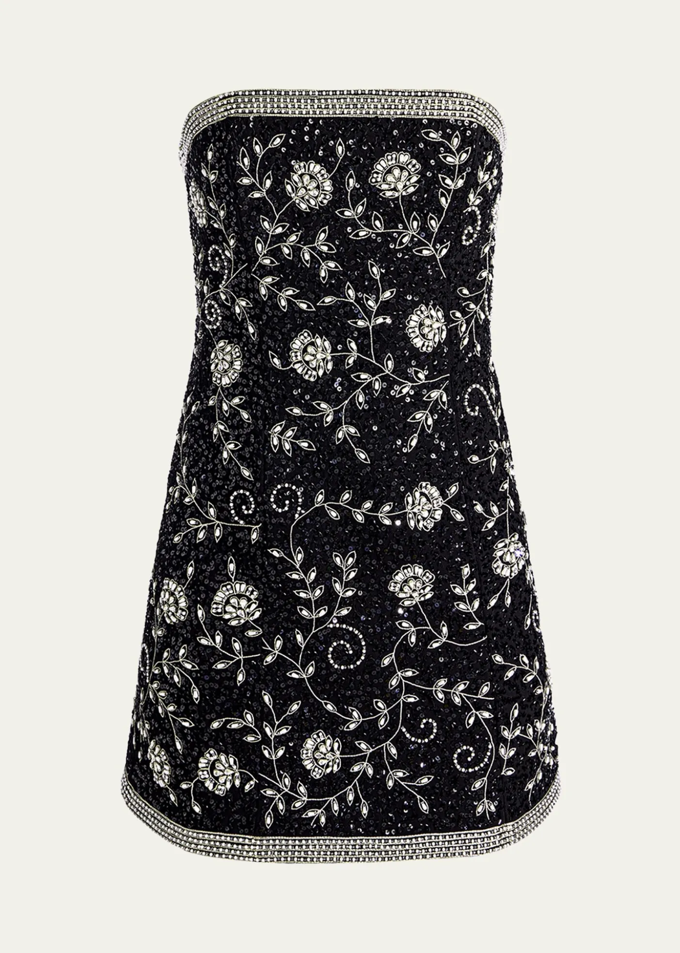 ALICE + OLIVIAKatia Embellished Strapless Mini Dress