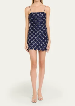 ALICE + OLIVIANina Embellished Mini Dress