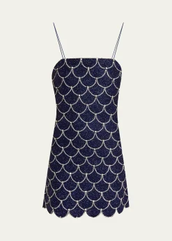 ALICE + OLIVIANina Embellished Mini Dress