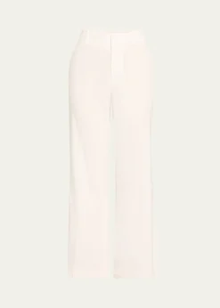 ALICE + OLIVIAQuinn High-Rise Ankle Kick Flare Pants