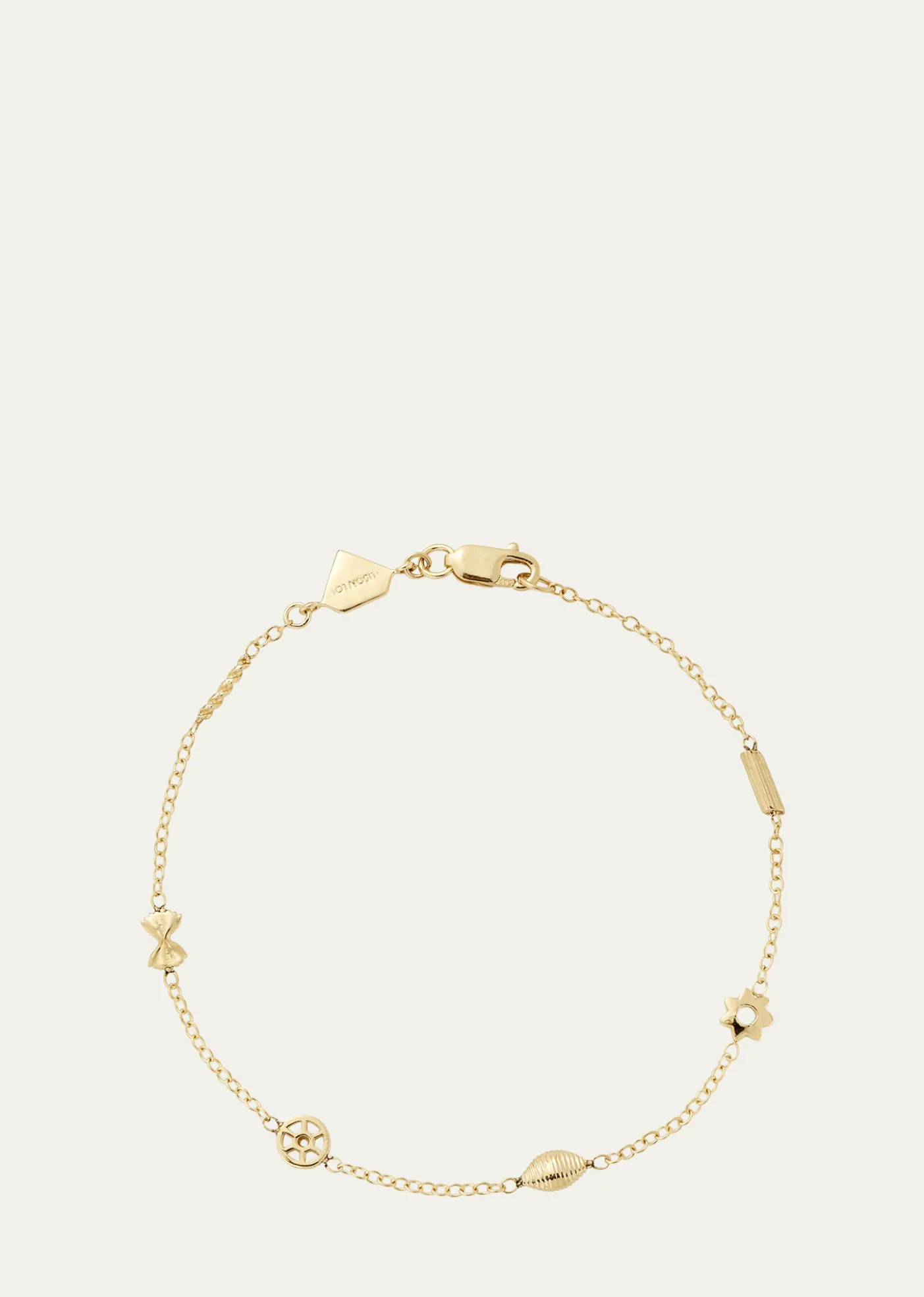 Alison Lou14K Yellow Gold Mini Pasta By the Yard Bracelet