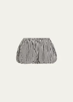 Alix of BohemiaBriar Gingham Seersucker Bloomer Shorts