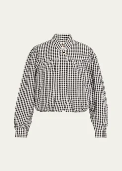 Alix of BohemiaJodie Gingham Seersucker Jacket