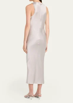 All ThreeAnna Silk Midi Dress