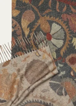 AlonpiFringed Paisley Cashmere Scarf