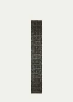 AlonpiPlaid Cashmere Wool Blend Scarf