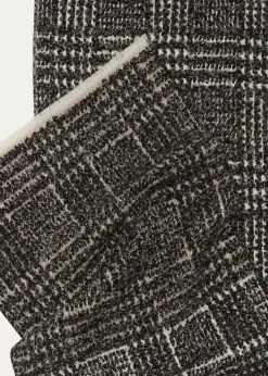 AlonpiPlaid Cashmere Wool Blend Scarf