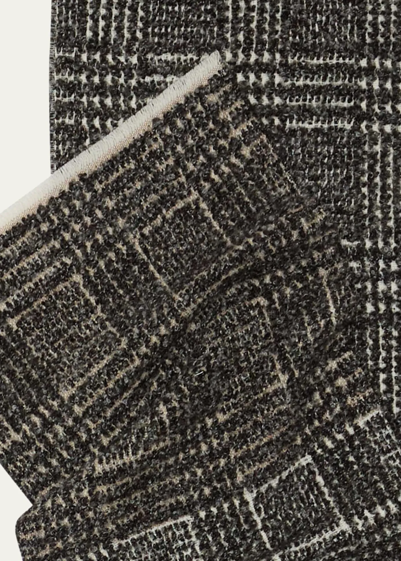 AlonpiPlaid Cashmere Wool Blend Scarf