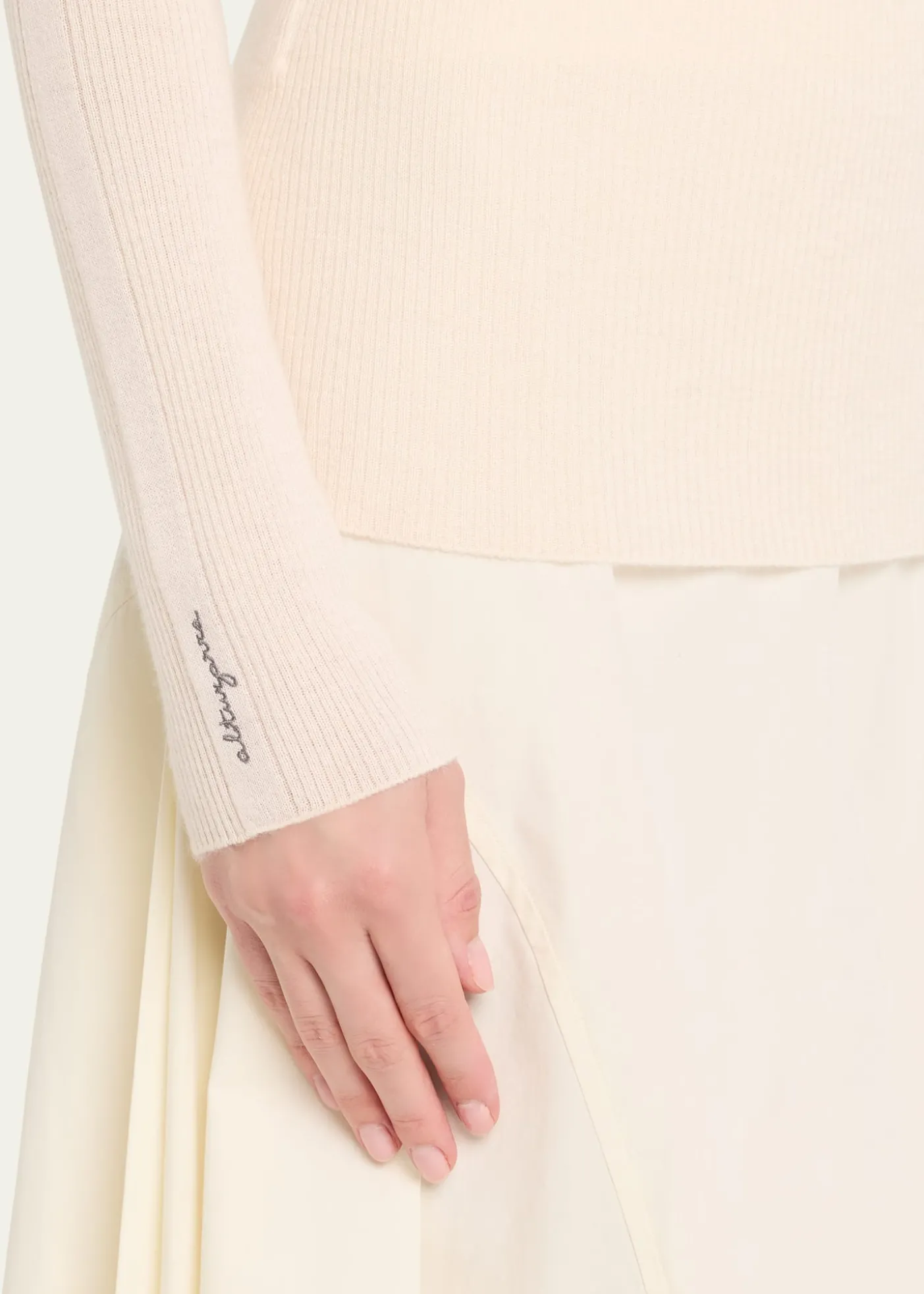 AltuzarraLee Boat-Neck Long-Sleeve Cashmere Sweater