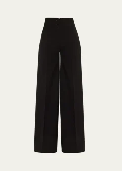 AltuzarraRudy High-Waist Wide-Leg Pants