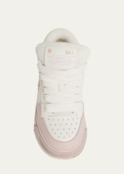 AmiriMA-1 Mesh & Leather Chunky Sneakers