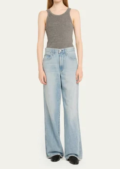 AMO DenimLong Ribbed Tank Top