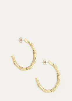 Anabel Aram JewelryBamboo Single Hoop Earrings