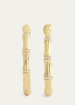 Anabel Aram JewelryBamboo Single Hoop Earrings