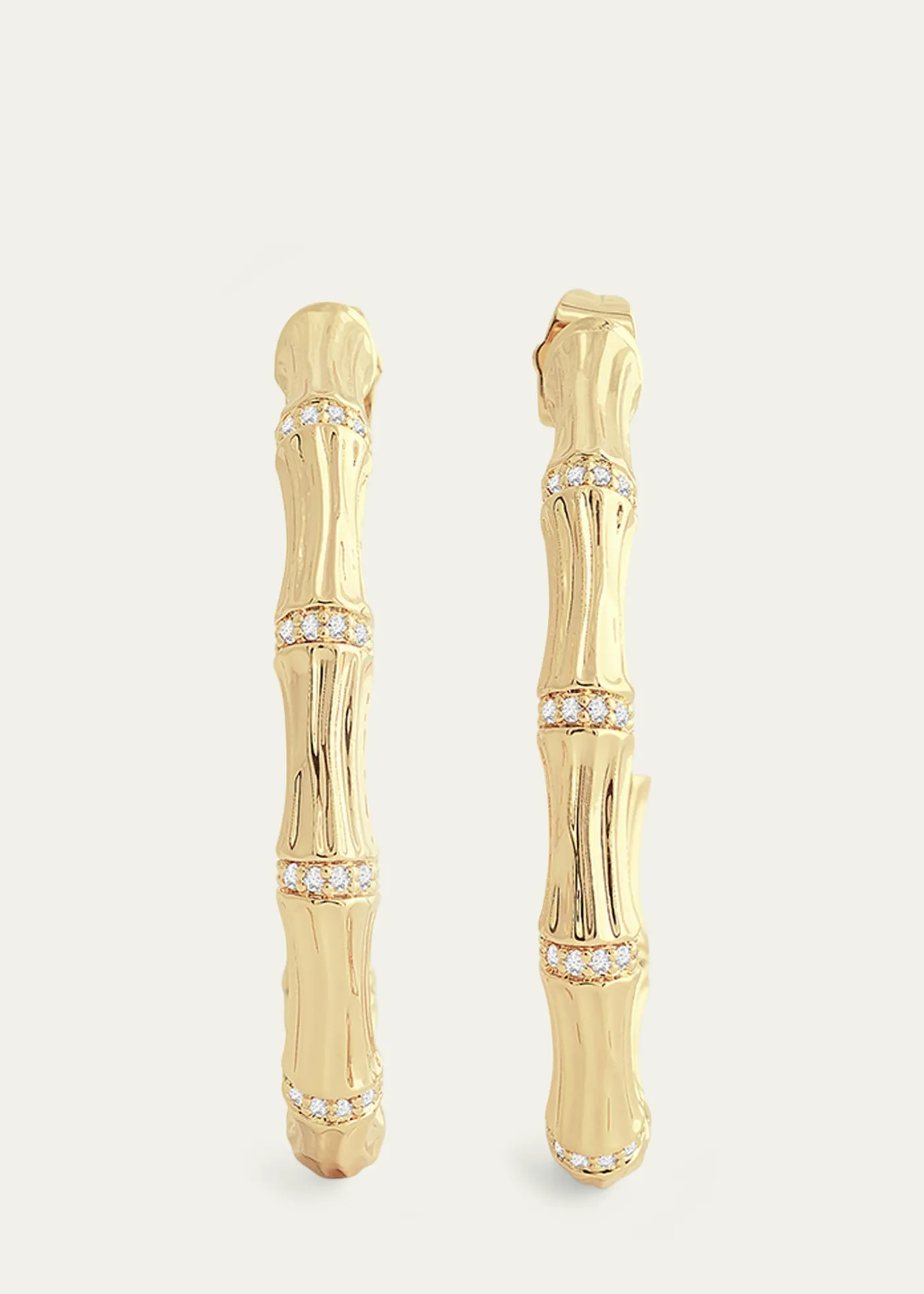 Anabel Aram JewelryBamboo Single Hoop Earrings