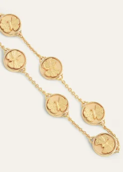 Anabel Aram JewelryButterfly Coin Charm Bracelet