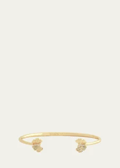 Anabel Aram JewelryCubic Zirconia Butterfly Bangle Bracelet