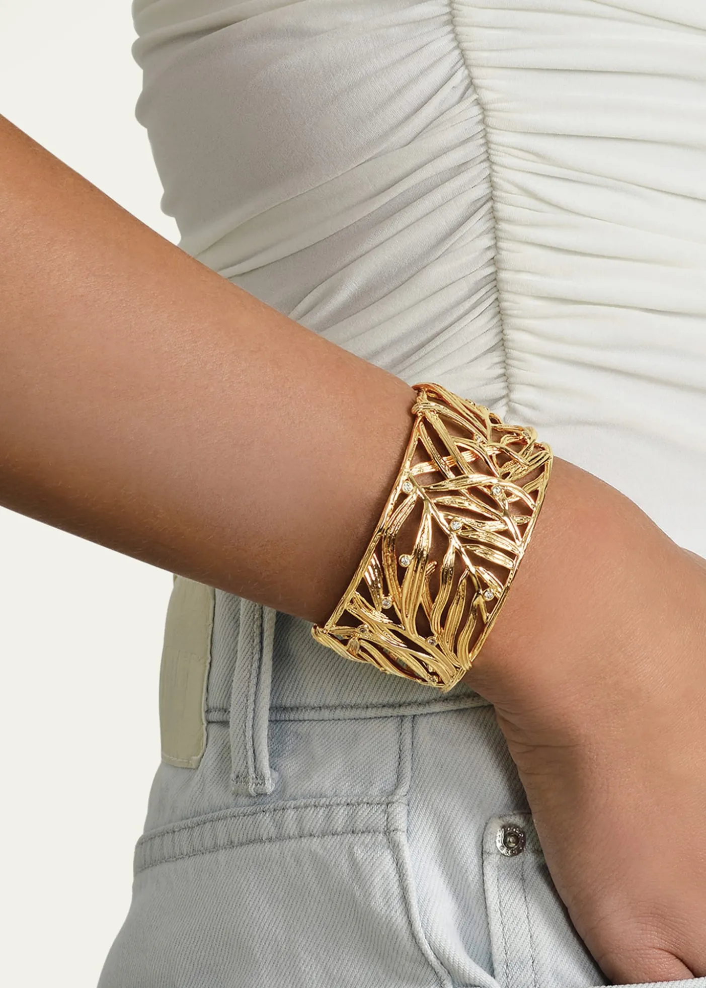 Anabel Aram JewelryPalm Leaves Cuff