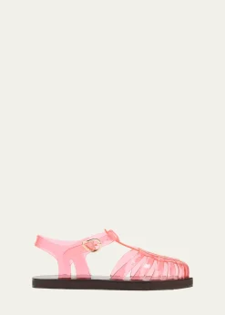 Ancient Greek SandalsHomeria Transparent Jelly Fisherman Sandals