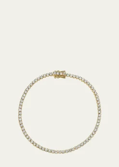 Anita Ko18k Yellow Gold Diamond Hepburn Bracelet