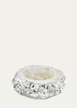 ANNA New YorkSilver Plated Crystal Bowl