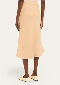 Anna QuanCampbell Bouclé Knit Midi Skirt