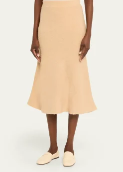 Anna QuanCampbell Bouclé Knit Midi Skirt