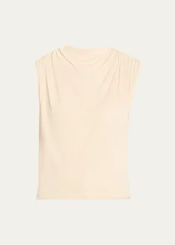Anna QuanEmi Draped Jersey Top