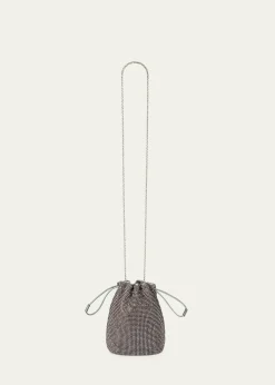 Anya HindmarchEyes Mesh Crystal Pouch Bag