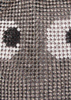 Anya HindmarchEyes Mesh Crystal Pouch Bag