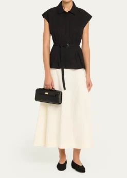 Anya HindmarchMortimer Boxy Leather Clutch Bag