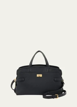 Anya HindmarchWilson Small Calf Leather Top-Handle Bag