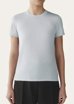 AtterseeCashmere and Silk Short-Sleeve Tee