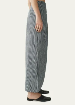 AtterseeLinen Stripe Sarong Coverup