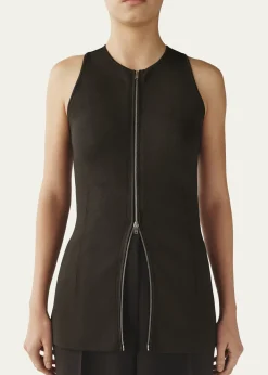 AtterseeViscose Knit Sleeveless Top