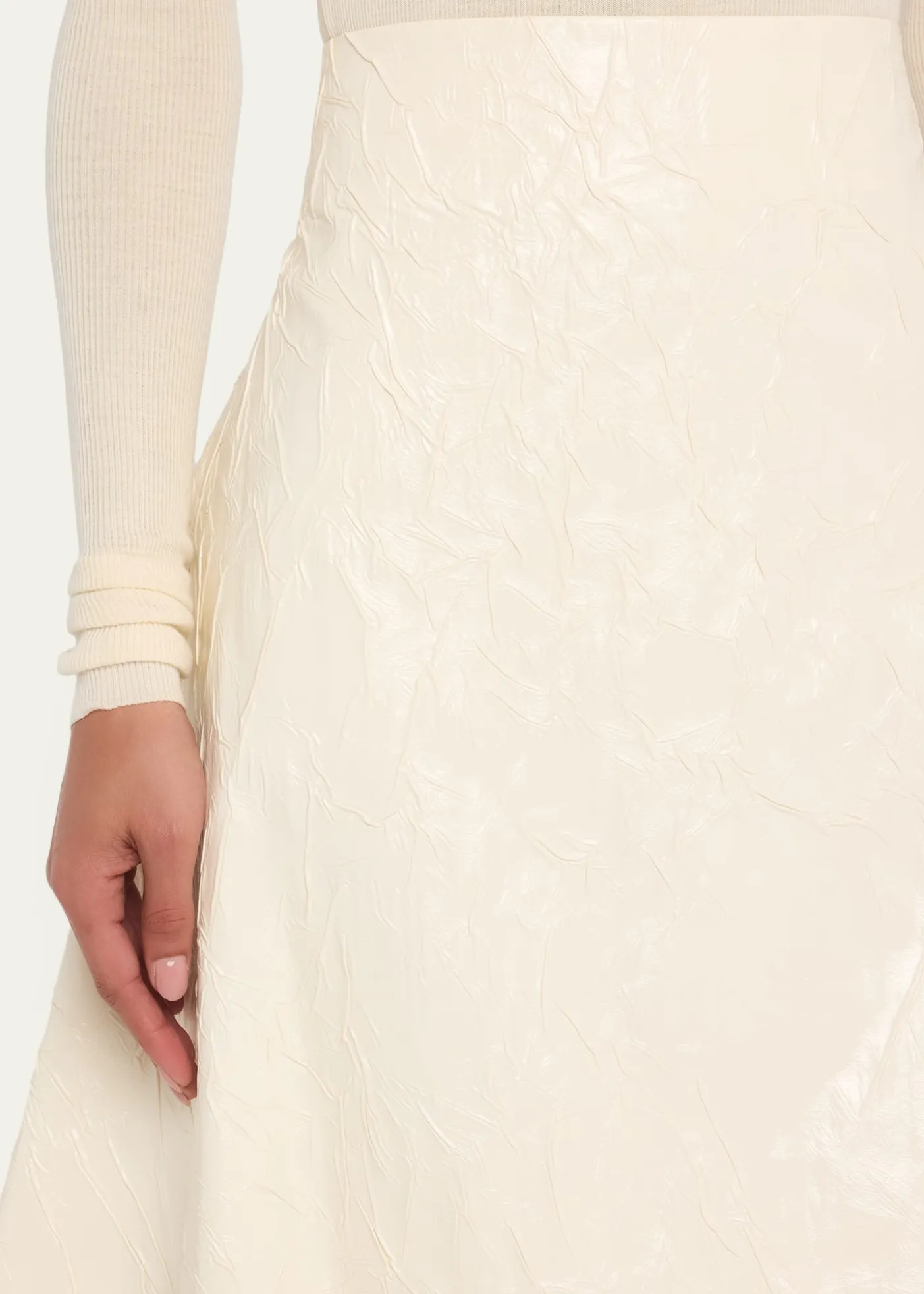 A.W.A.K.E. MODEKnee-Length A-Line Skirt