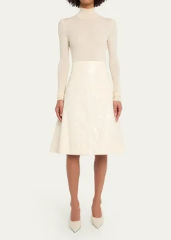 A.W.A.K.E. MODEKnee-Length A-Line Skirt