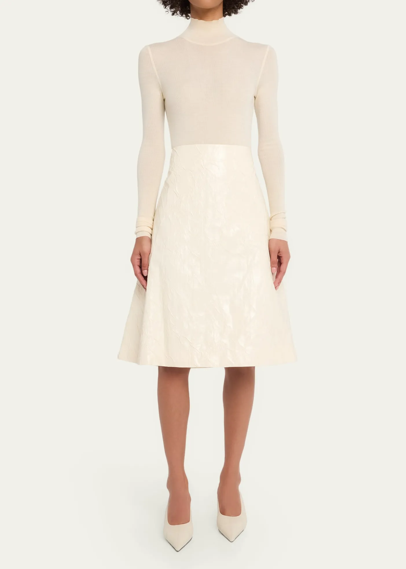 A.W.A.K.E. MODEKnee-Length A-Line Skirt