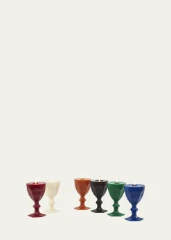 BaccaratHarcourt Goblet Candle, Ivory