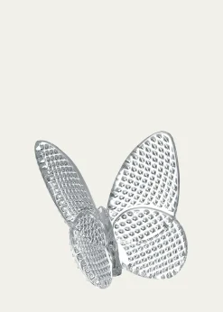 Baccarat2.5" Lucky Crystal Clear Diamante Butterfly