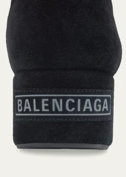 BalenciagaAlaska Platform Suede Ankle Booties