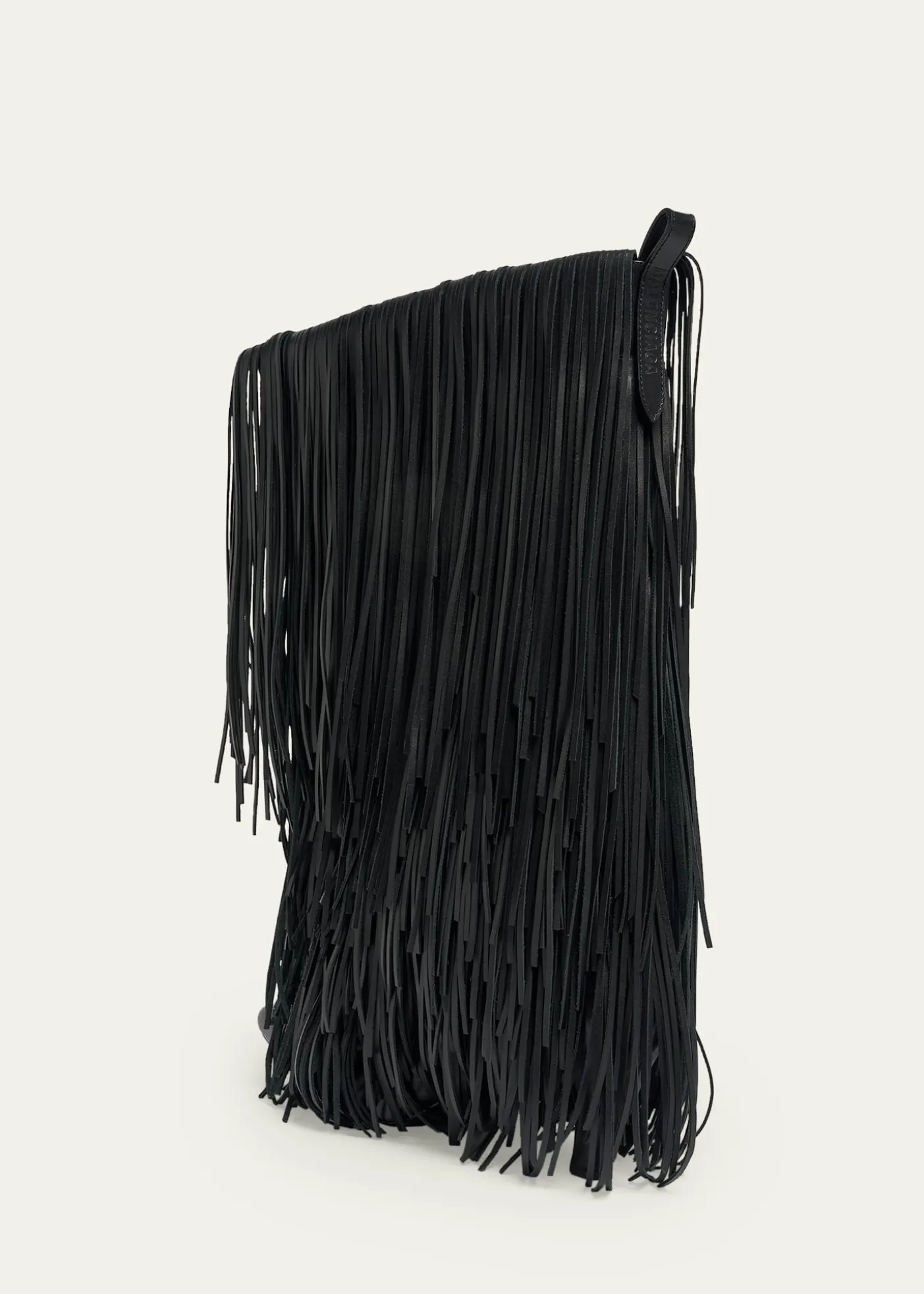 BalenciagaAvenue Fringe Leather Booties