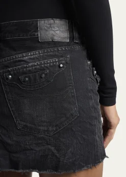 BalenciagaCity Denim Mini Skirt