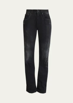 BalenciagaCity Straight-Leg Jeans