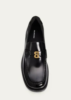 BalenciagaComfy Leather Penny Loafers