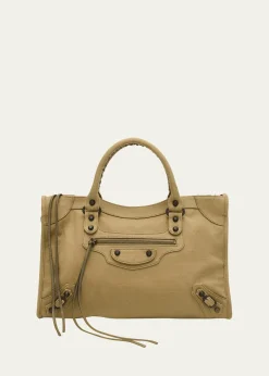 BalenciagaLe City Medium Canvas Top-Handle Bag