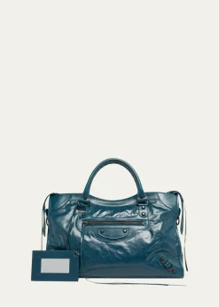 BalenciagaLe City Medium Leather Tote Bag