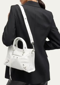BalenciagaLe City Small Leather Top-Handle Bag